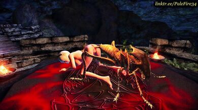 Lustful giant ants impregnate helpless 2B