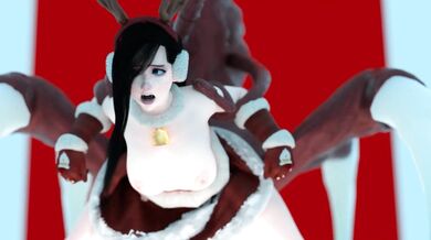 Horny Monsters Fuck Virgin Girls Dressed in Sexy Santa Outfits