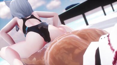 Shiroko's Zombie Alone Prowess