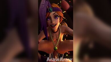 Jinx Gets Fucked by a Scary Monster in 'ArawAraw'