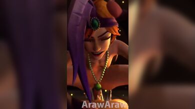 Jinx Gets Fucked by a Scary Monster in 'ArawAraw'