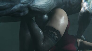 Ada Wong Gets Double-Penetrated by Tyrant and Assistant in 4K Quality!
