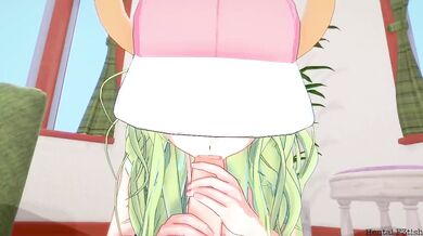 Lucoa's Lesbian Lessons in Miss Kobayashi's Dragon Maid XXX