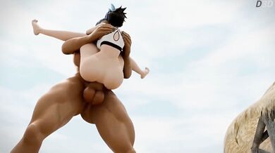 Busty Anime Bitches Get Nailed by Junkyard Dogs in Epic Gangbang Frenzy