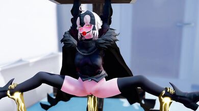 Tokyo Deepthroat Hell: Yakuza Boss Fucks Nun with Tentacle Gag in Public Restroom.