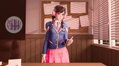 D.Va's Steamy Sexcapades During Her Off-Hours