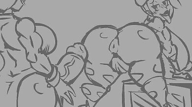 Female-to-Male Transformation Orgy - Monstrous Cocks