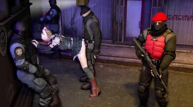 - Harley Quinn's Anal Encounter with Hired Guns - The Cute Private Eye is Horny