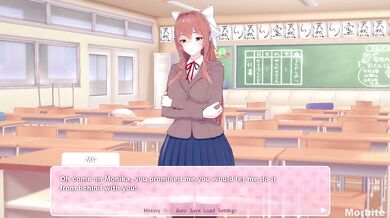 Anal Invader: Monika's POV Adventure in the Hot Seat