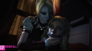 Black Canary Gets Nailed by Harley Quinn