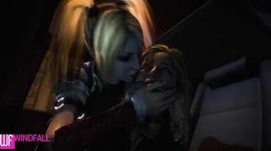 Black Canary Gets Nailed by Harley Quinn