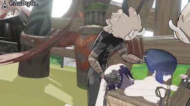 Hilichurls Gangbang Part III of IV: A Group Sex Adventure