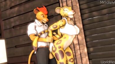 Fulfilled Kinky Fantasy with Lion King's Kion and Fuli in MrSafetyLion