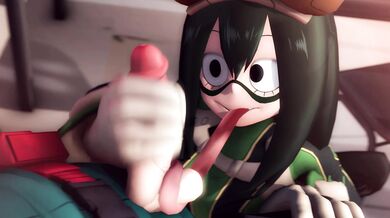 Tits and Ass: Tsuyu Gets a Handjob from GreatM8 in High-Def 1080p!