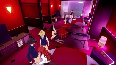 Cock-fucking Kafka teaches slutty Himeko in a private lesson.