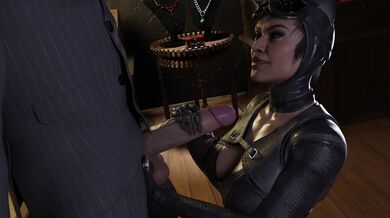 Batman's Feline Fatale Bitch Sucks and Fucks on Camera While Stealing Riches [SerpentOrder] in 4K Quality!
