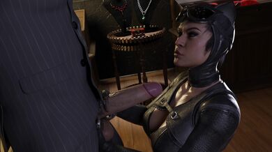 Batman's Feline Fatale Bitch Sucks and Fucks on Camera While Stealing Riches [SerpentOrder] in 4K Quality!