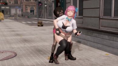 JK Selfie Sluts Banged by Perv Stalker in Public