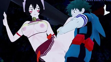 Izuku's Midnight Fuckfest with Mandalay in My Hero Academia