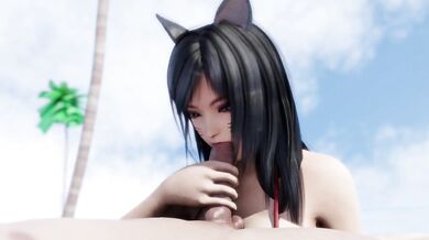 - Ahri's Explosive BJ Orgy