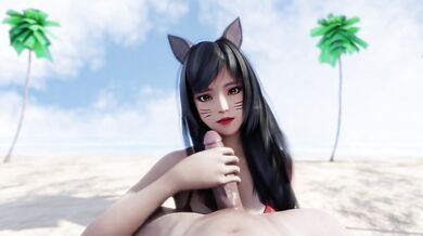 - Ahri's Explosive BJ Orgy