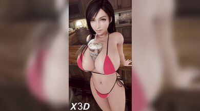 Big Tits Titjobs by Sexy Librarian, Tifa Lockhart [Busty][Skinny-Dipping][DVD Rip]