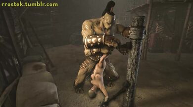 Hot Cassie Cage Gets Nailed in Mid-Air by a Huge Dong - 'Rrostek'