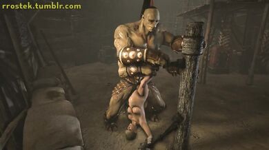 Hot Cassie Cage Gets Nailed in Mid-Air by a Huge Dong - 'Rrostek'