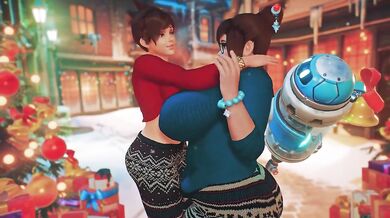 - Winter's Kiss: Mei and Tracer's Mistletoe Makeout Session
