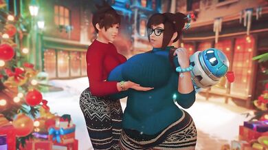 - Winter's Kiss: Mei and Tracer's Mistletoe Makeout Session