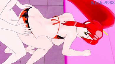 Gurren Lagann's Yoko Littner Gets Fucked by Everyone in the Team