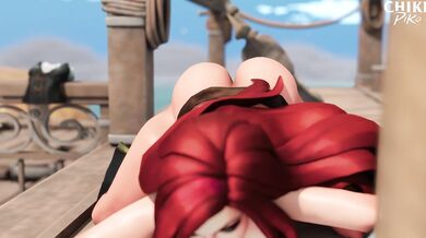 Pole-dancing Sultry Miss Fortune Unleashes Her Sexual Fury in Part 4 of This Steamy Hentai Video!