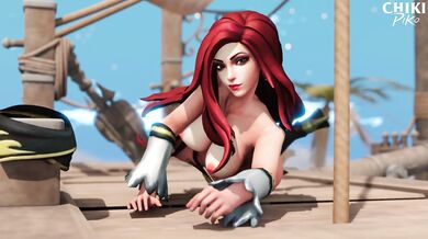 Pole-dancing Sultry Miss Fortune Unleashes Her Sexual Fury in Part 4 of This Steamy Hentai Video!