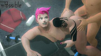 Zarya's Gym Workout Quickie with Timpossible