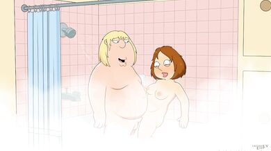 Chris and Meg's Nasty Shower Sex Romp [nsfw]