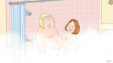 Chris and Meg's Nasty Shower Sex Romp [nsfw]