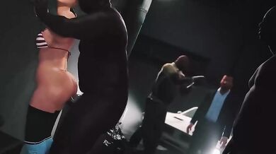 Tracey De Santa Gets Rough and Ready in a Dirty Back Alley Gangbang with Generalbutch