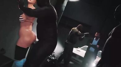 Tracey De Santa Gets Rough and Ready in a Dirty Back Alley Gangbang with Generalbutch