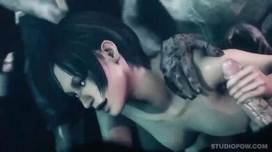 Zombie Gangbang with Ada Wong - Studiofow