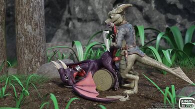 Wild Cynder Gets Impaled by Poisonous Cock in Grimm3D Adventure