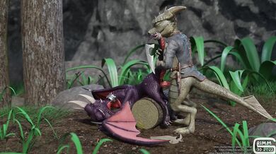 Wild Cynder Gets Impaled by Poisonous Cock in Grimm3D Adventure