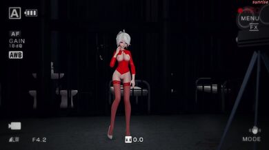 Insects bang Haku on camera in [MMDSunrise]