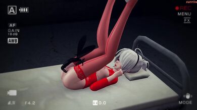 Insects bang Haku on camera in [MMDSunrise]