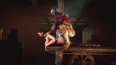 Fucking Yennefer's Tight Asshole with Nighthunter's Giant Cock [26RegionSFM]