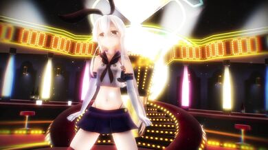Shimakaze's Pleasure Calls for ClassXIII's Raging Hard-on in MMD R15 Hentai Video