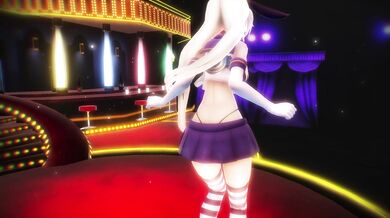 Shimakaze's Pleasure Calls for ClassXIII's Raging Hard-on in MMD R15 Hentai Video