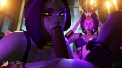 Infinite Fucking Copies: Leblanc's Ass-Sucking Army (Futa Coombots)