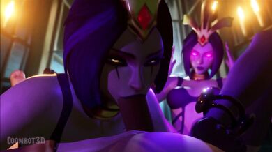 Infinite Fucking Copies: Leblanc's Ass-Sucking Army (Futa Coombots)