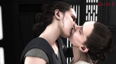 Sith Rey Fucks Jedi Rey's Ass in 'QuickE'