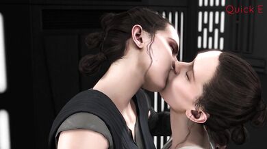 Sith Rey Fucks Jedi Rey's Ass in 'QuickE'
